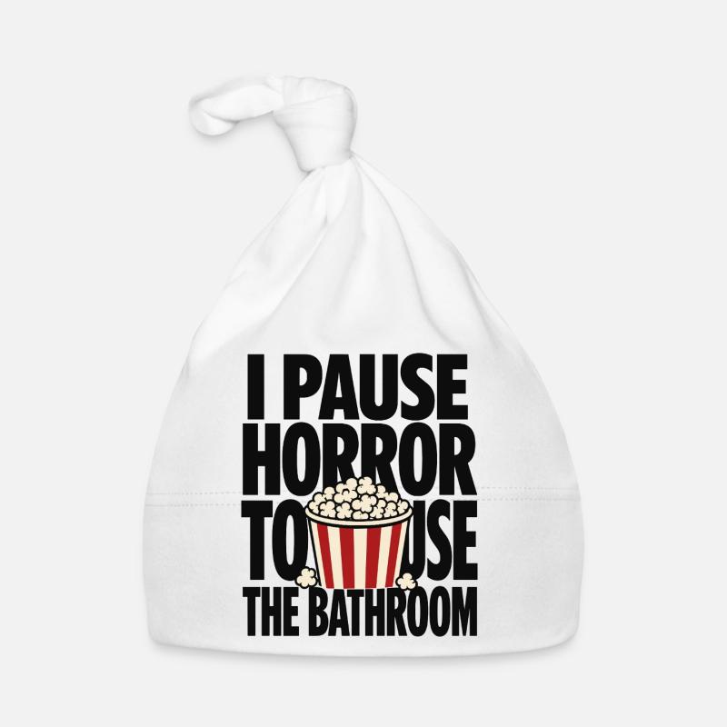 I Pause Horror To Use Bathroom Organic Baby Cap