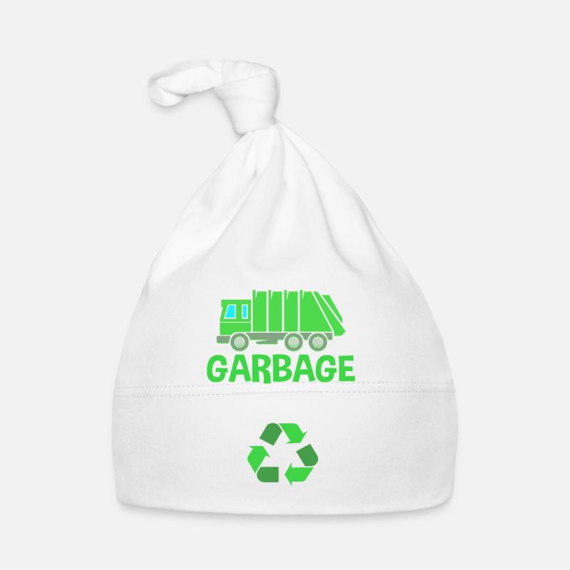 Garbage Can Garbage Truck Garbage Truck Garbage Man Organic Baby Cap