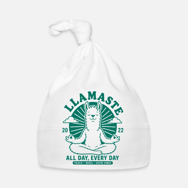 No Prob Llama Just Chill Baby Bio-Mütze