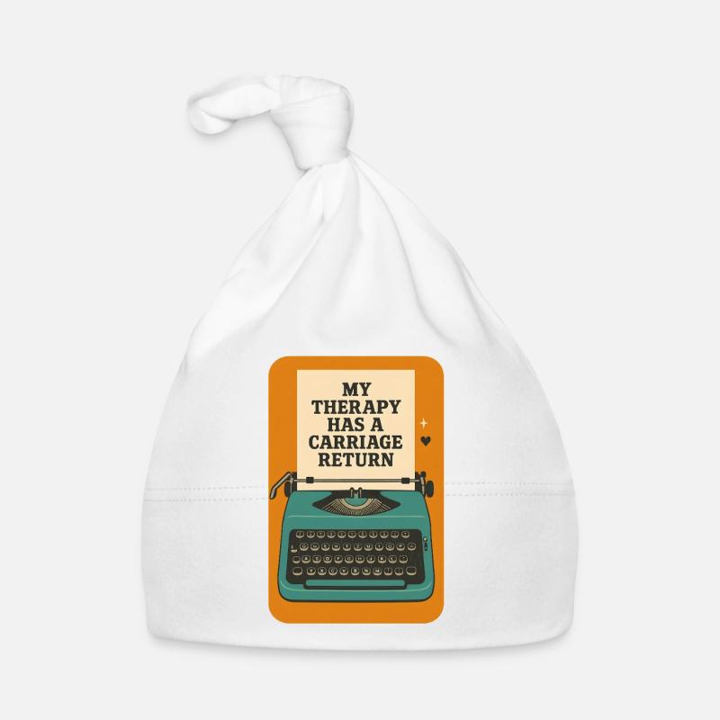 Therapy with carriage return | Writing Organic Baby Cap