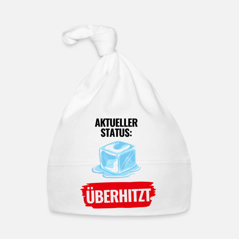 Aktueller_Status_Ueberhitzt Hitzewelle Sommer Baby Bio-Mütze