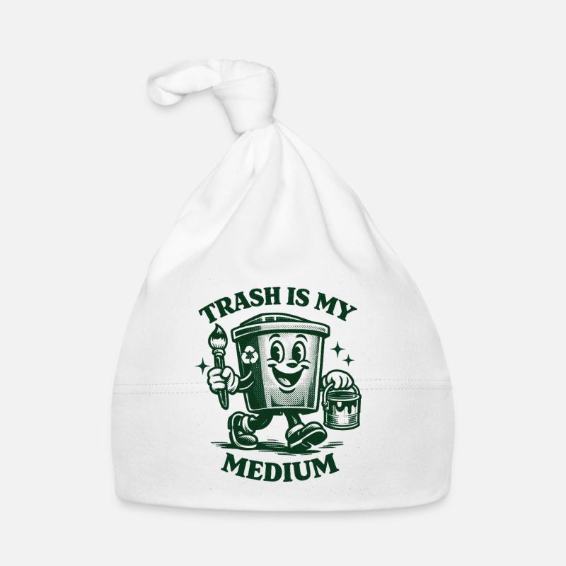 Les déchets sont mon médium | Recyclage de l’art Bonnet bio Bébé