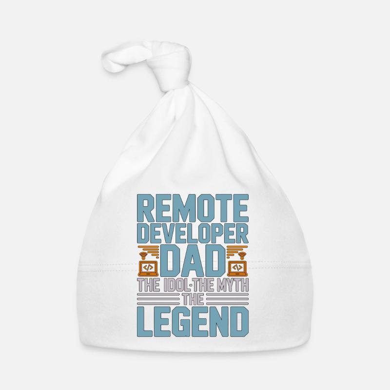 Remote Developer Dad The Idol The Web Developer Baby Bio-Mütze