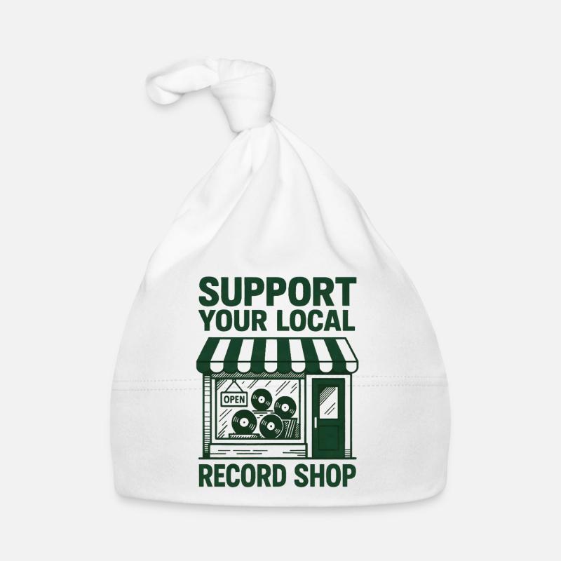 Support Your Record Store | Vinyl Organic Baby Cap