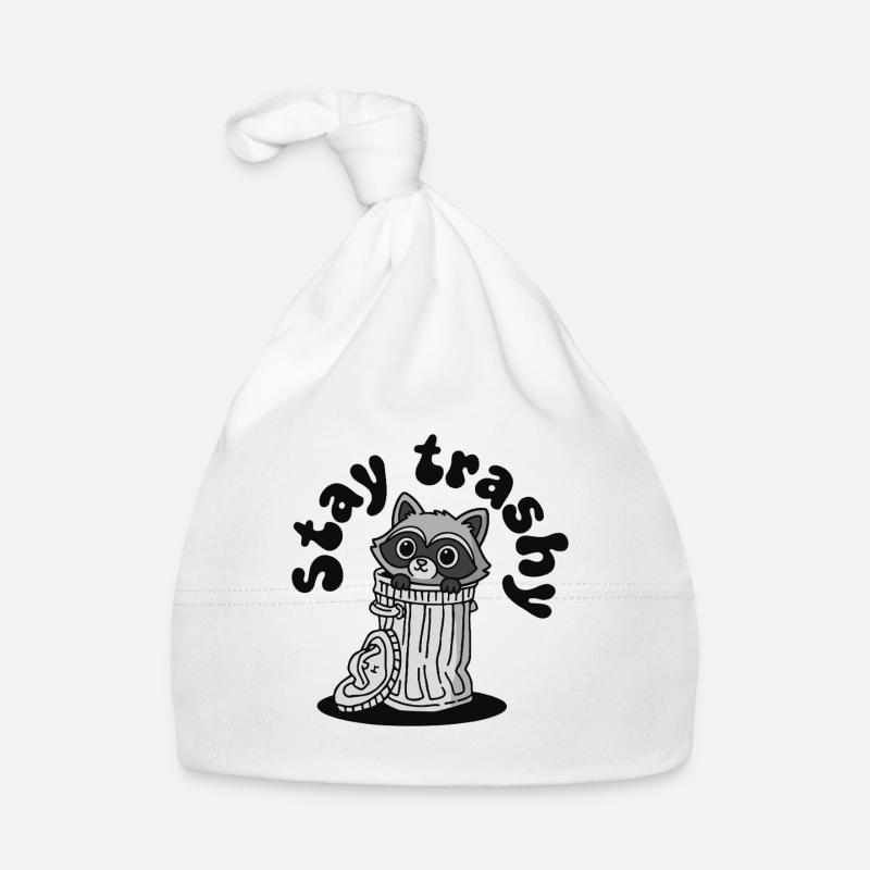 Reste Trashig, Mignon Panda Raton Laveur Ordures Bonnet bio Bébé