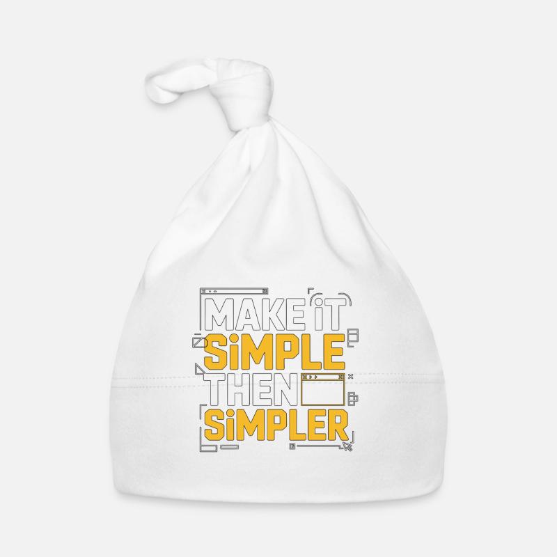 UX/UI Designer Make It Simple Then Graphic Design Organic Baby Cap