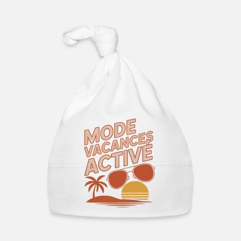 Mode Vacances Active | Soleil & Plage Vintage Bonnet bio Bébé