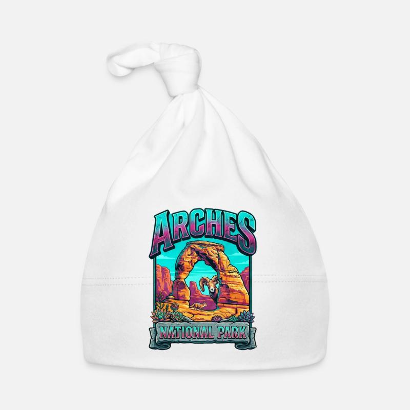 Arches Nationalpark Farbexplosion Baby Bio-Mütze