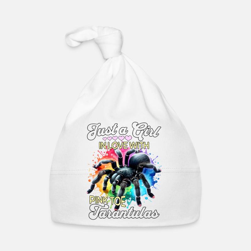 Fille Rosaffoot Tarentule Bonnet bio Bébé