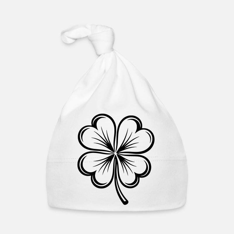 Four-leaf clover Organic Baby Cap