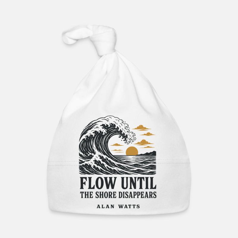 Ocean Flow Organic Baby Cap