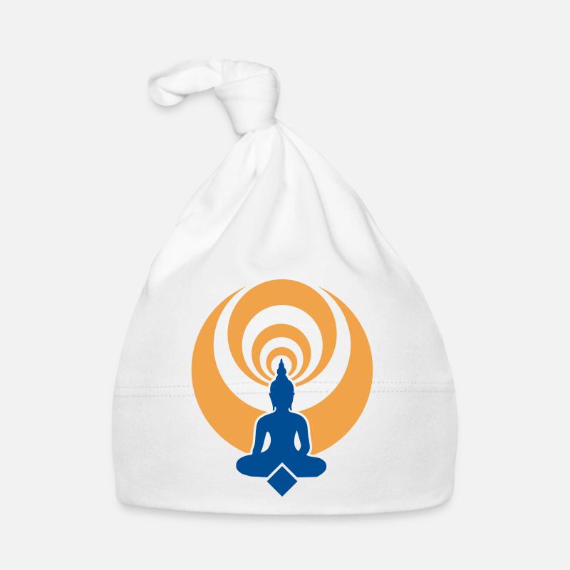 buddha03_2f Organic Baby Cap