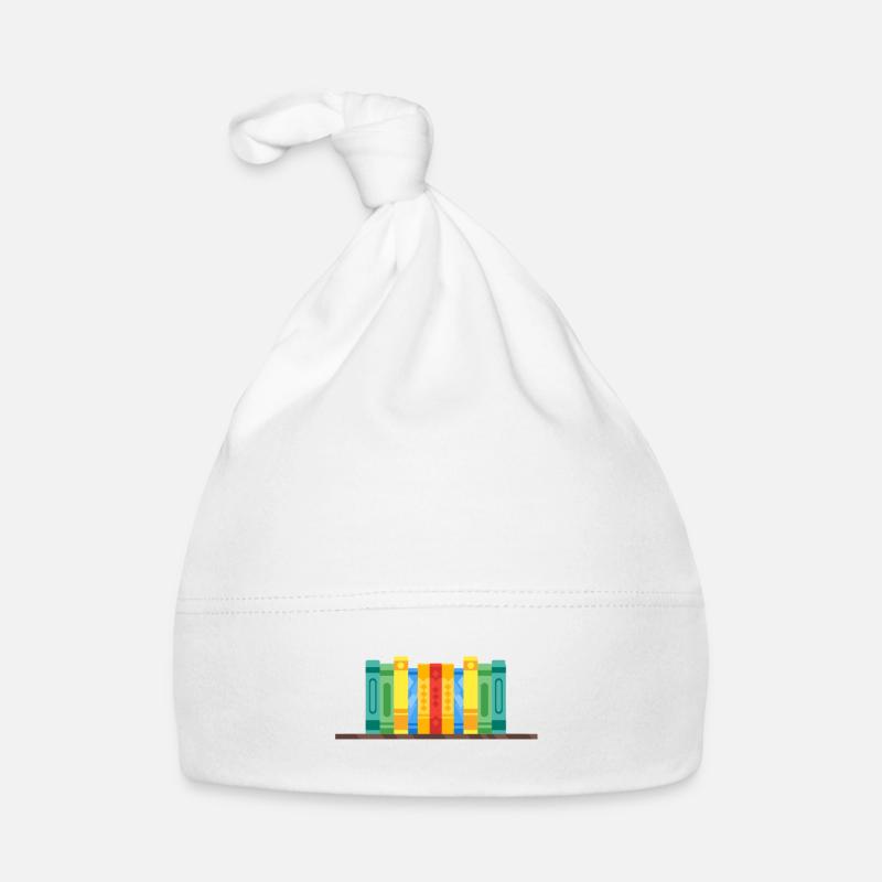 Touch My Shelf Reader or Librarian Gift Organic Baby Cap