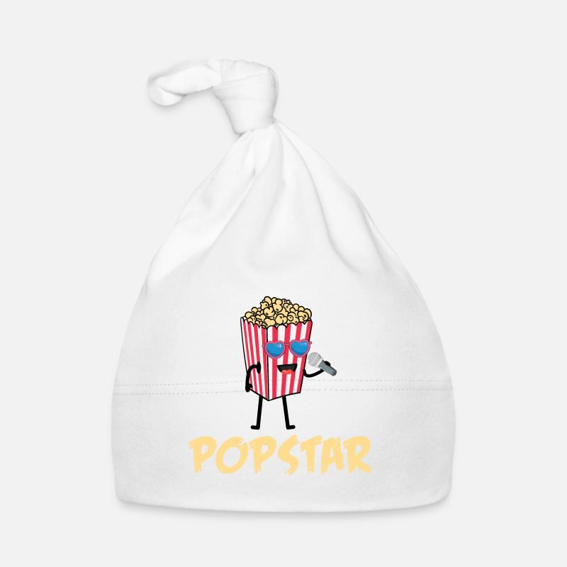 Pop corn Bonnet bio Bébé