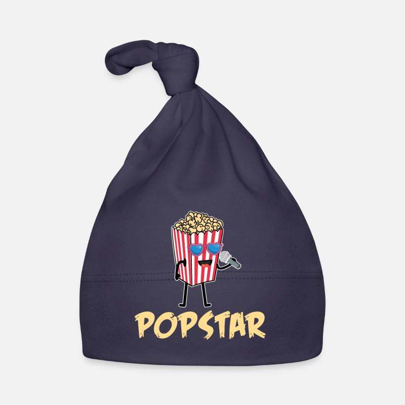 Pop corn Bonnet bio Bébé