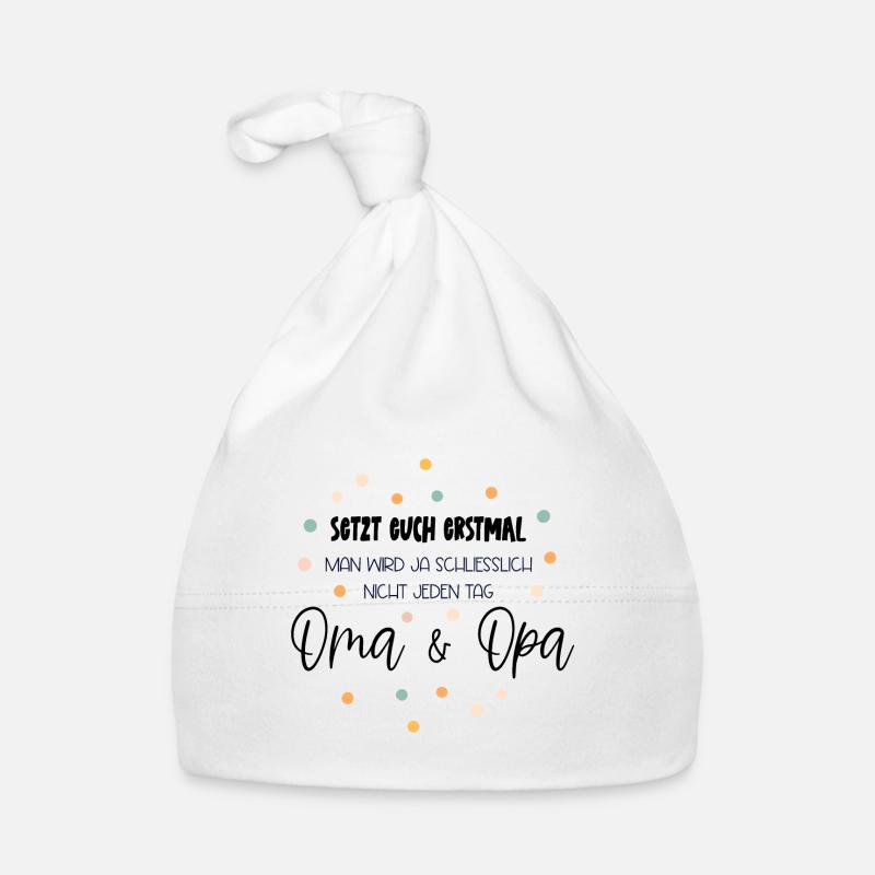 Werdende Grosseltern Baby Bio-Mütze