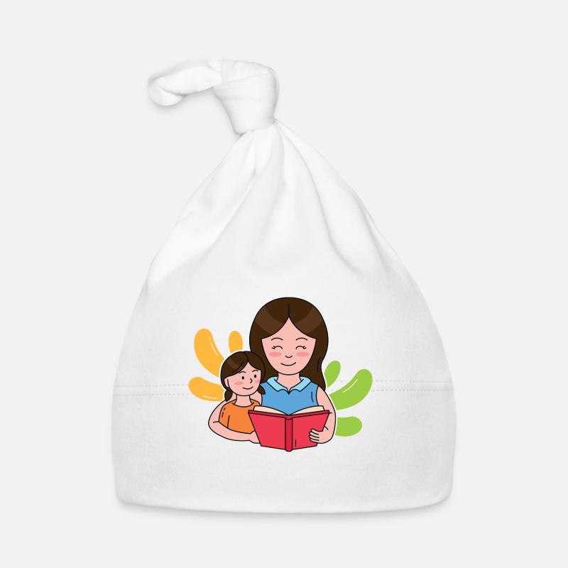 Muttertag Best Time Design - Baby Bio-Mütze - Weiß