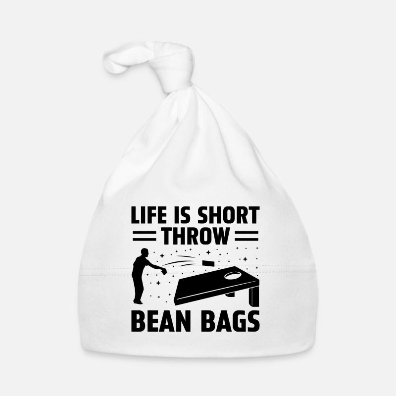Cornhole Players Cornhole Sports Funny Cornhole Be Organic Baby Cap