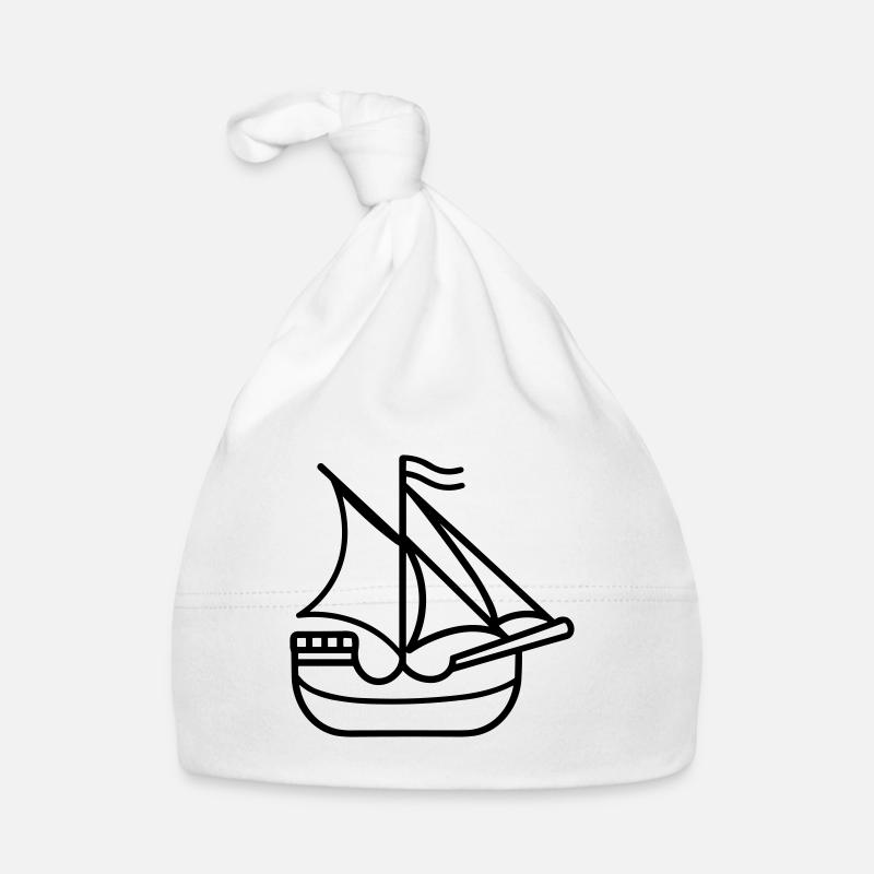 Pirate ship Organic Baby Cap
