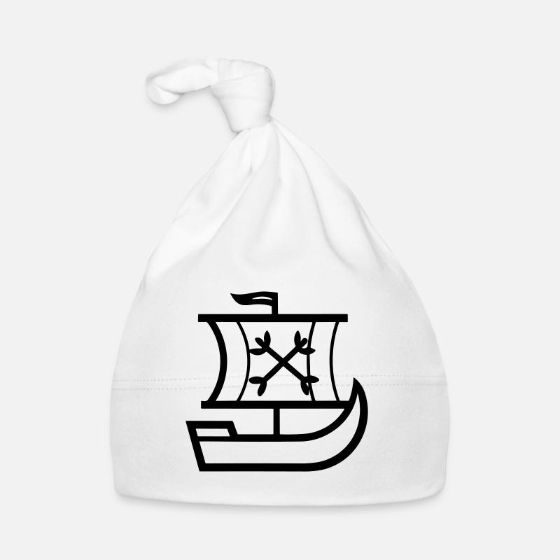Pirate ship Organic Baby Cap