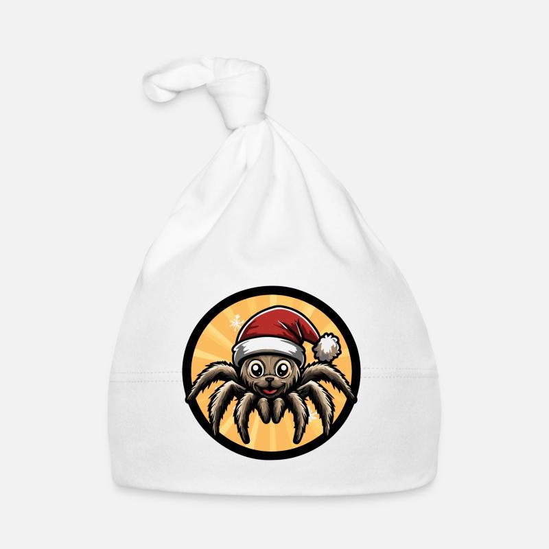 Tarentule Animal de Noël Bonnet bio Bébé