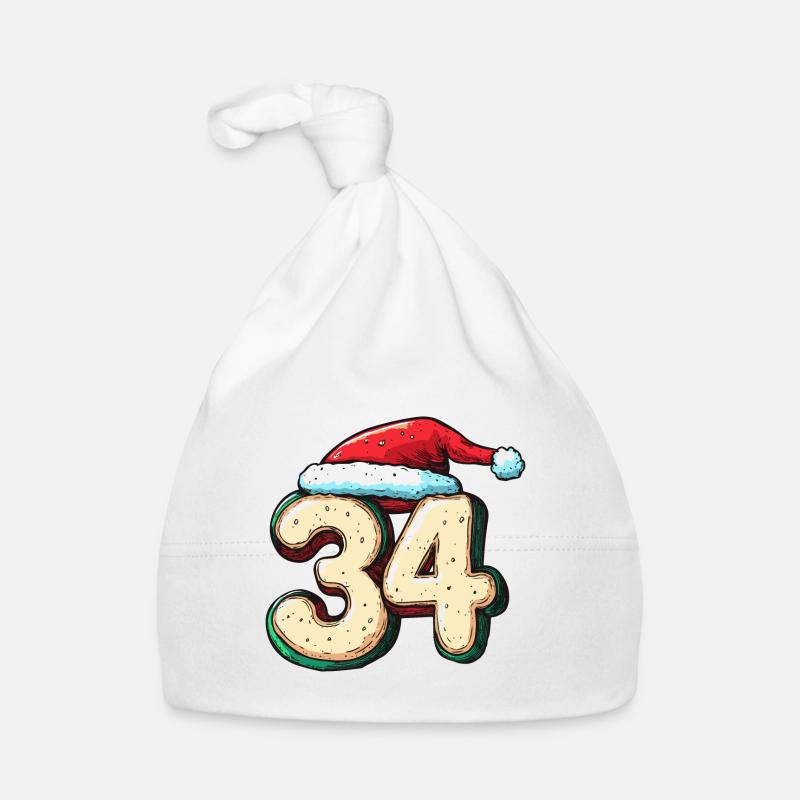 Biscuit de Noël à 34 chiffres Bonnet bio Bébé