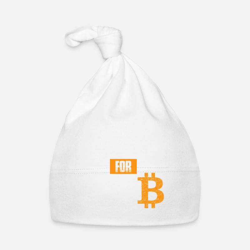 It's time for Plan B - Bitcoin Blockchain - Baby Bio-Mütze - Weiß