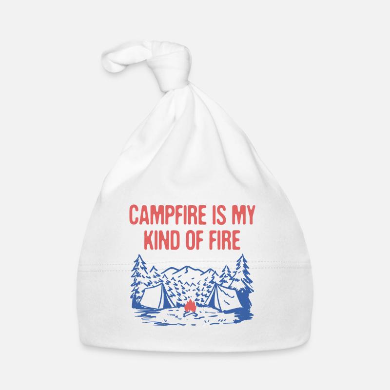 Feu de camp est mon genre de feu Camping Camping Camping Camping Bonnet bio Bébé