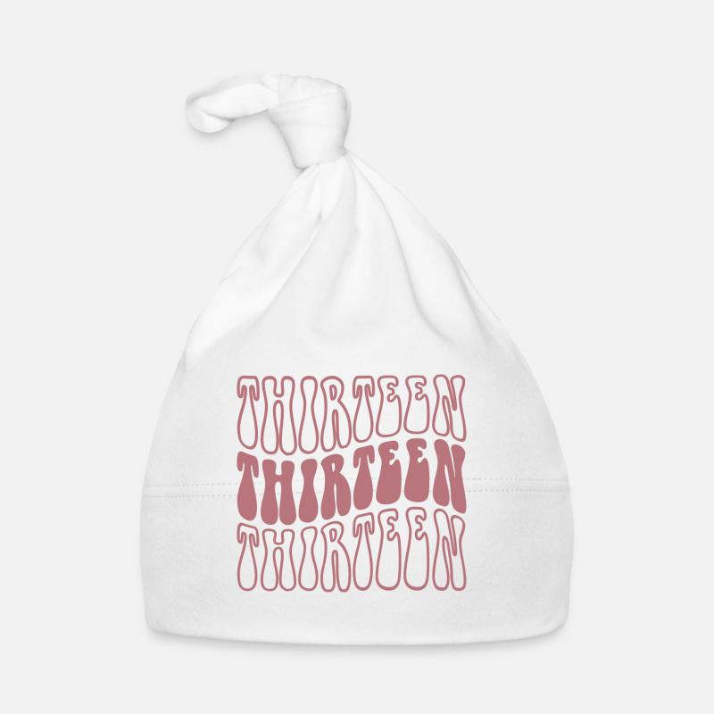 Treize filles de 13e anniversaire 13 ans Bonnet bio Bébé