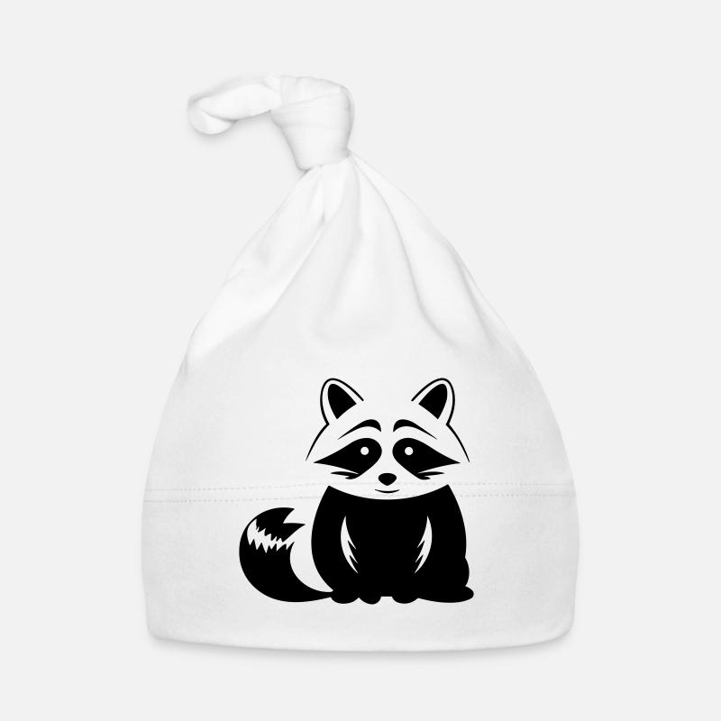 Waschbär Baby Bio-Mütze