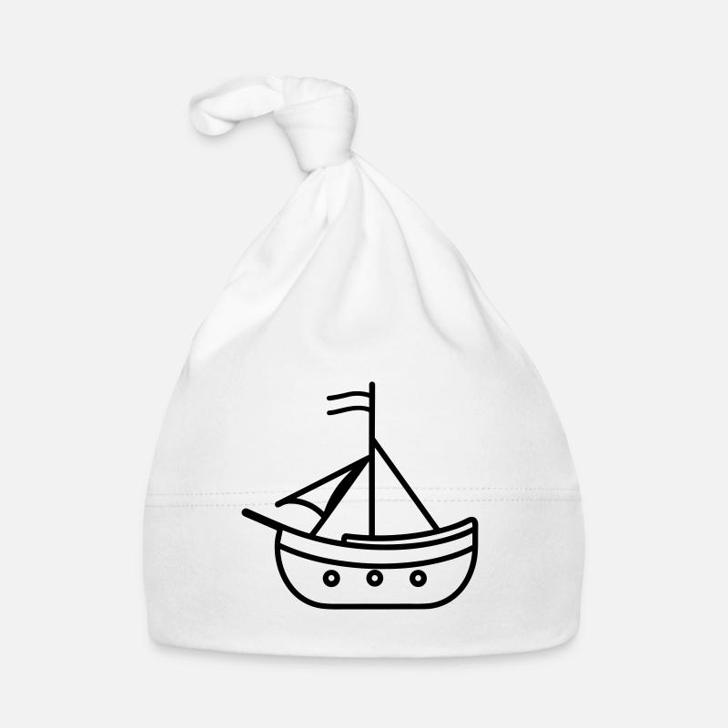 Piratenschiff Baby Bio-Mütze