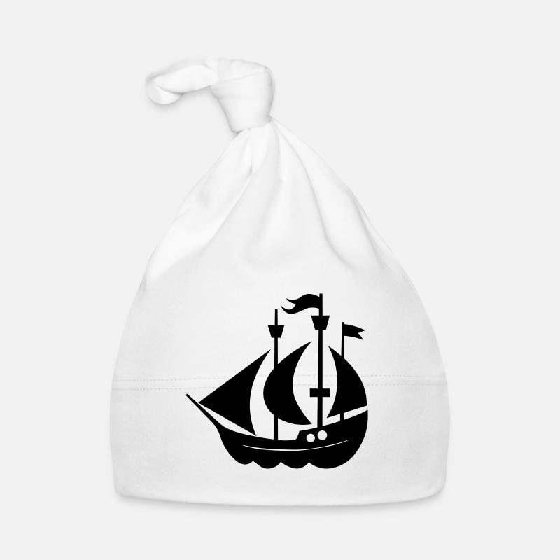 Pirate ship Organic Baby Cap