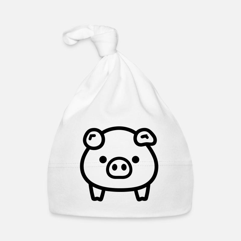 Schwein Baby Bio-Mütze
