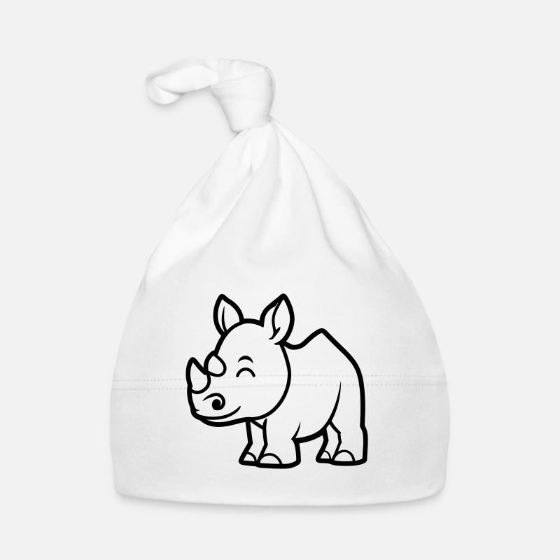 Nashorn Baby Bio-Mütze