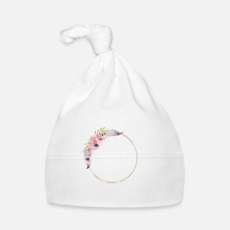 Personalisable Boho Ressort Cercle 2 Bonnet bio Bébé