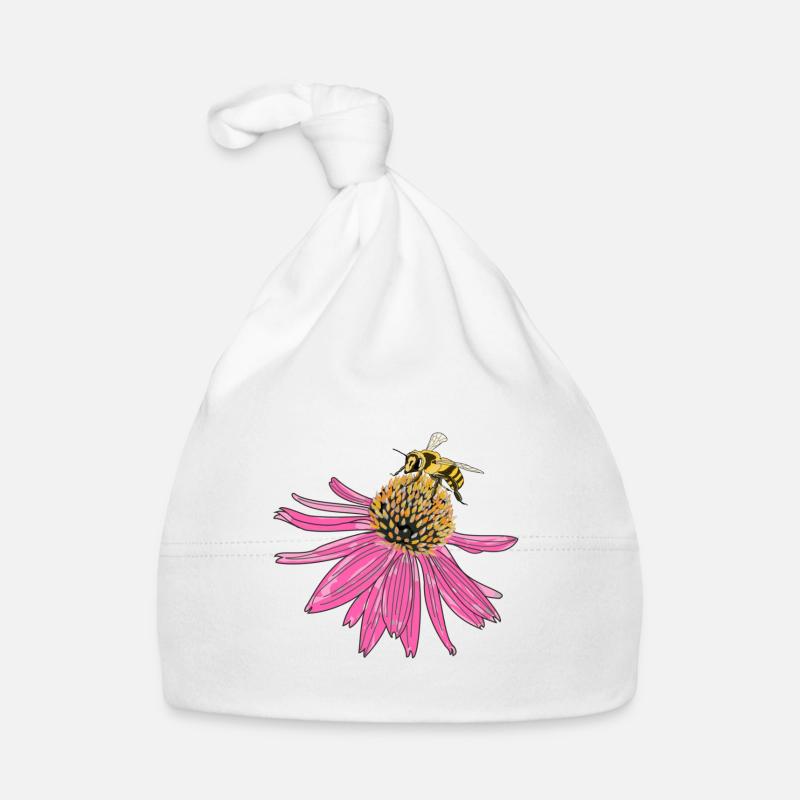 Échinacée, échinacée, abeille Bonnet bio Bébé