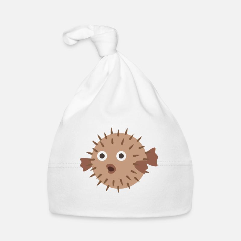 Puffer fish Organic Baby Cap