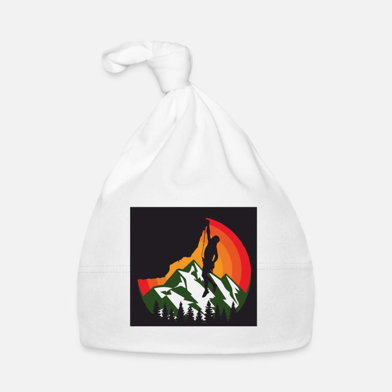 escalade - Bonnet bio Bébé - blanc