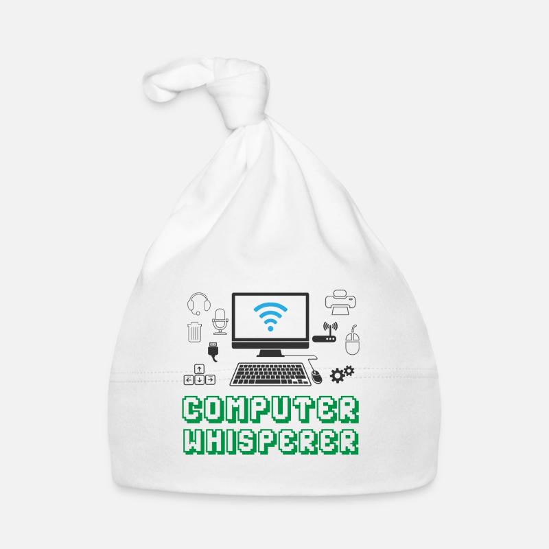 Computer Whisperer - IT Support PC Organic Baby Cap