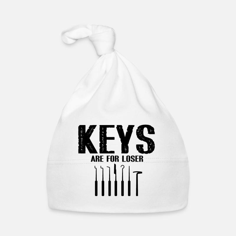 Les clés sont pour Looser Lockpicking Lock Picking Bonnet bio Bébé