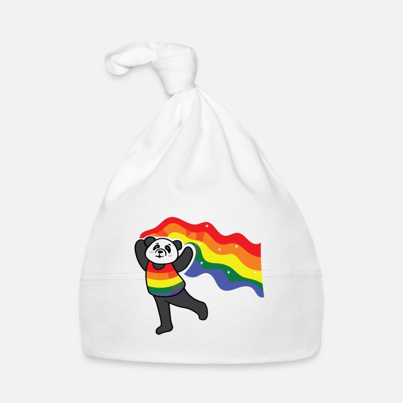 LGBT Panda LGBTQ Gift Organic Baby Cap