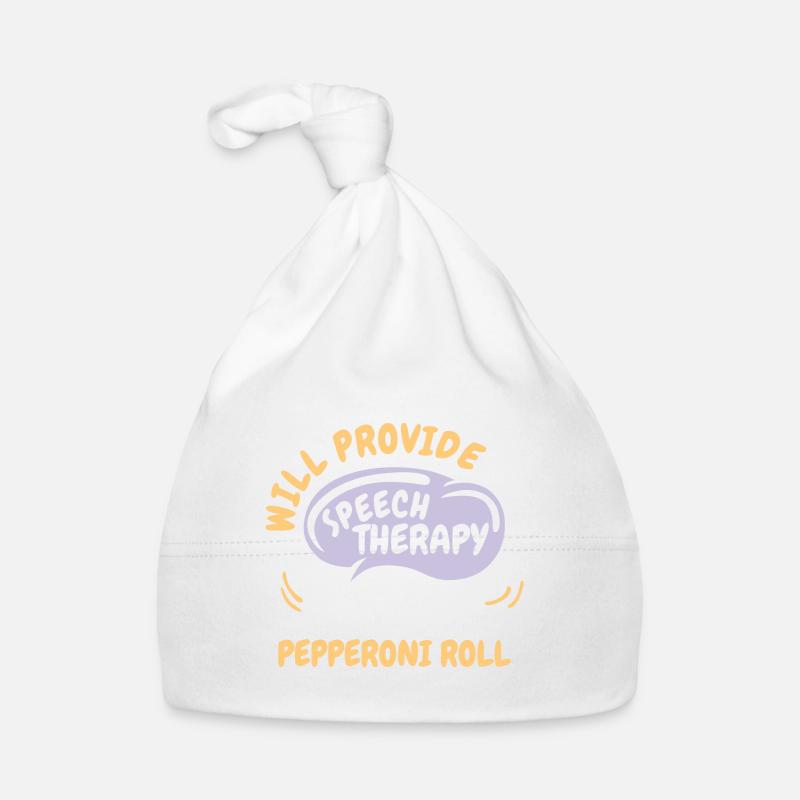 Provide Speech Therapy for Pepperoni Roll Funny Baby Bio-Mütze