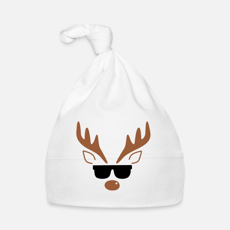 Rennes doux de Noël Bonnet bio Bébé