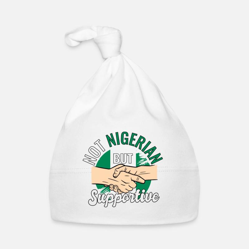 Pas nigérian mais un voyageur de campagne solidaire Bonnet bio Bébé