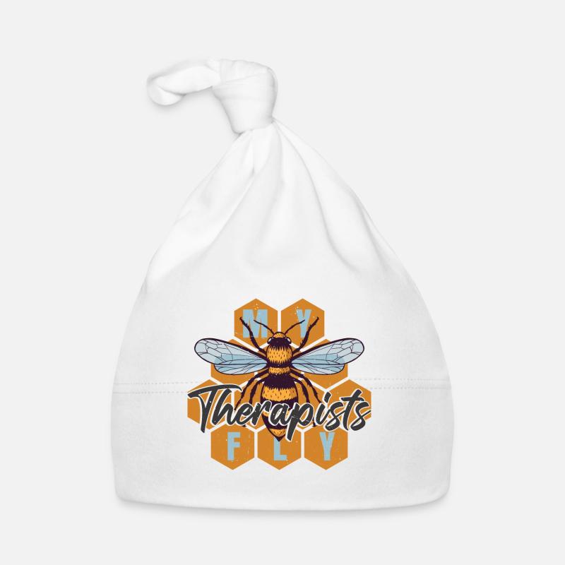 Accessoires apicoles en nid d’abeille Bonnet bio Bébé