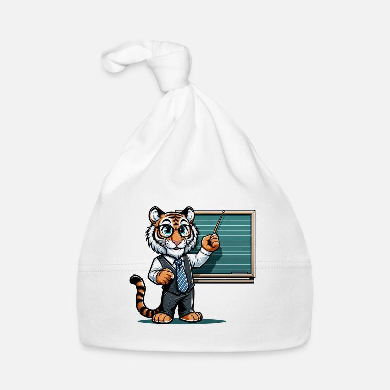 Professeur de tigre mignon Bonnet bio Bébé