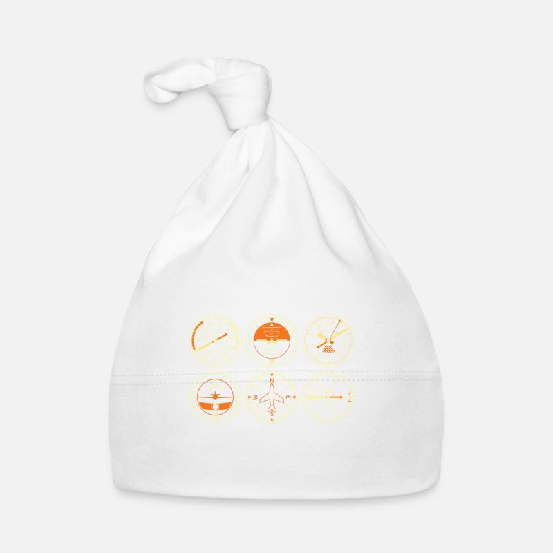 Funny Pilot Six Pack Aviation Flight Simulation Organic Baby Cap
