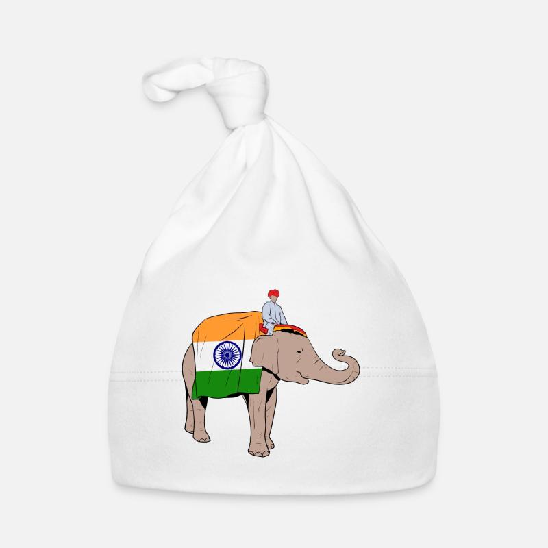 Inde Inde Hindu Pride Drapeau Pays I Cadeau Bonnet bio Bébé
