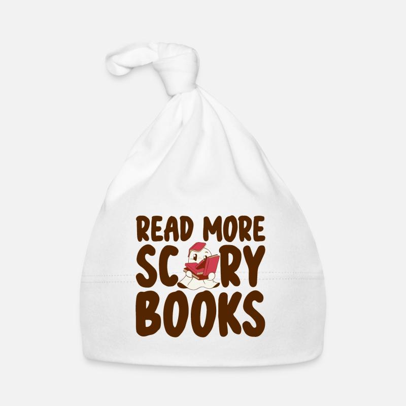 Read More Scary Books 2 Baby Bio-Mütze