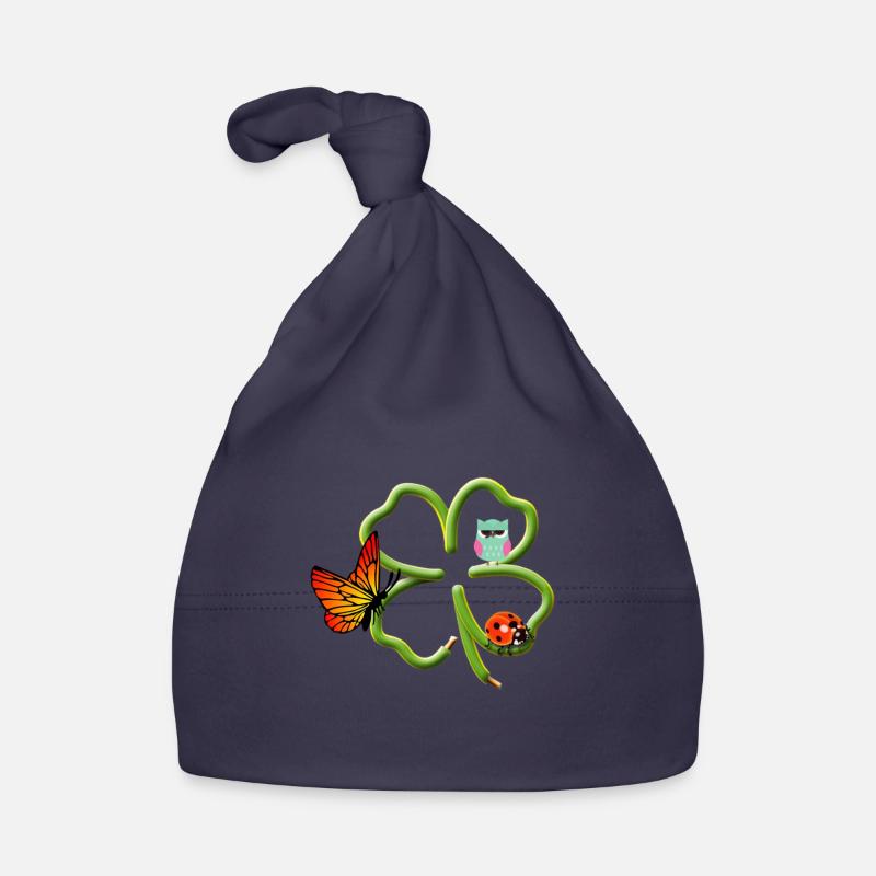 Four-leaf clover Organic Baby Cap